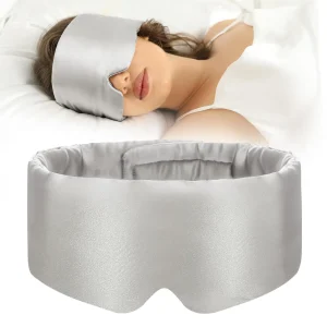 DarkVeil Adjustable Silk Sleep Mask
